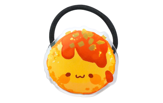 ยางรัดผมอะคริลิค มุมหน้า